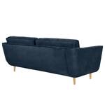 Sofa Vieux Lyon (3-Sitzer) Microfasser - Microfaser Panja: Blau