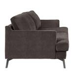 Sofa Vieux Bourg (3-Sitzer) Webstoff - Flachgewebe Nona: Dunkelgrau