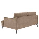 Sofa Vieux Bourg (2,5-Sitzer) Webstoff - Flachgewebe Nona: Taupe