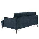 Sofa Vieux Bourg (2,5-Sitzer) Webstoff - Flachgewebe Nona: Dunkelblau