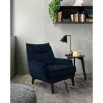 Fauteuil Vieux Vichy Microfibre - Microfibre Alana: Bleu foncé