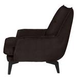 Fauteuil Vieux Vichy Cuir - Cuir Lecia: Marron foncé