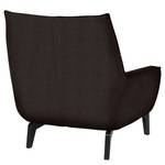 Fauteuil Vieux Vichy Cuir - Cuir Lecia: Marron foncé