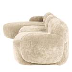 Ecksofa Vieux Colpo Microfaser - Microfaser Alana: Creme - Breite: 344 cm - Longchair davorstehend links