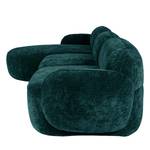 Ecksofa Vieux Colpo Microfaser - Microfaser Alana: Petrol - Breite: 344 cm - Longchair davorstehend links