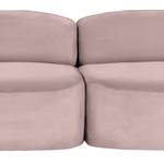 Sofa Vieux Colpo (2-Sitzer) Flachgewebe - Flachgewebe Meave: Mauve - Armlehne davorstehend rechts