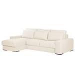 Ecksofa Gurabo Webstoff Sogol: Creme - Longchair davorstehend links