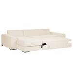 Ecksofa Gurabo Webstoff Sogol: Creme - Longchair davorstehend links