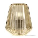 Tafellamp Loviisa glas/ijzer - 1 lichtbron - Barnsteenkleurig