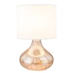 Lampe Salo IV Coton / verre - 1 ampoule - Ambre jaune