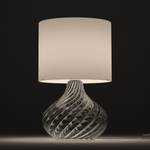 Lampe Salo IV Coton / verre transparent - 1 ampoule - Translucide