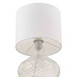 Lampe Salo IV Coton / verre transparent - 1 ampoule - Translucide