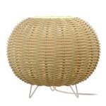 Tischleuchte Rauma I Eisen / Rattan -1-flammig - Beige