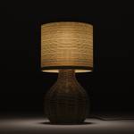 Lampada da tavolo Rauma III Rattan - 1 punto luce - Marrone