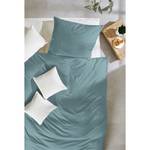 Parure de lit Bonnelles Coton - Aigue-marine - 155 x 220 cm + oreiller 80 x 80 cm