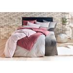 Parure de lit Montainville Coton - Rose foncé - 155 x 220 cm + oreiller 80 x 80 cm