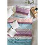 Bettwäsche Heavy Stripe Baumwolle - Multicolor - 135 x 200 cm + Kissen 80 x 80 cm