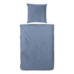 Parure de lit Bouvieres Coton - Bleu jean - 135 x 200 cm + oreiller 80 x 80 cm