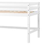 Halfhoog bed Hoppekids Basic I Wit - 90 x 200cm - Met ladder