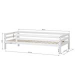 Lit enfant Hoppekids Basic II 90 x 200cm - Sans matelas - Sans