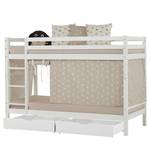 Lits superposés Hoppekids Basic I Blanc - Bois massif - 208 x 145 x 101 cm