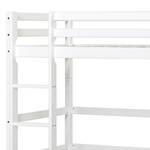 Lit mezzanine Hoppekids Basic II Blanc - Bois massif - 208 x 145 x 101 cm