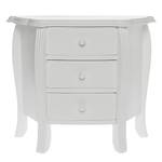 Mini commode Engolasters Sapin massif - Blanc