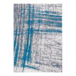 Vloerkleed Cote d’ Azur polypropeen - Lichtgrijs/turquoise - 200 x 290 cm