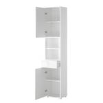 Armoire haute Larado I Blanc brillant / Blanc