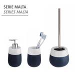 Brosse WC Malta Céramique - Bleu foncé / Blanc - Blanc / Bleu foncé