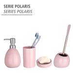 Wc-set Polaris keramiek/silicone - Roze