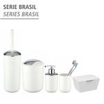 WC-Bürste Brasil Thermoplastischer Kunststoff (TPE) - Weiß - Weiß