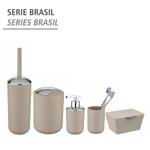 Brosse WC Brasil Résine thermoplastique (TPE) - Taupe - Taupe