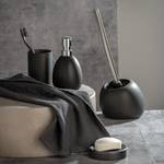 Brosse WC Polaris II Céramique - Noir - Noir mat