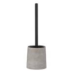 Brosse WC Villena Béton / Acier inoxydable - Gris / Noir