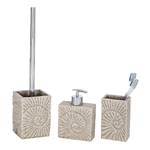 Wc-set Fossil polyresin - beige