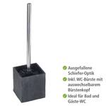 Wc-set Slate Rock polyresin - antracietkleurig