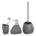 Set badkameraccessoires Pion (3-delig) keramiek - grijs