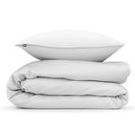 Parure de lit Satinado Satin de coton - Blanc - 135 x 200 cm + oreiller 80 x 80 cm