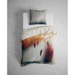 Parure de lit réversible GOTS Abby Satin mako - Multicolore - 155 x 220 cm + oreiller 80 x 80 cm