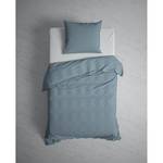 Parure de lit Banda Satin de coton - Bleu Gris - 200 x 200 cm + 2 oreillers 80 x 80 cm