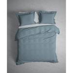 Parure de lit Banda Satin de coton - Bleu Gris - 240 x 200/220 cm + 2 oreillers 70 x 60 cm