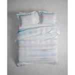 Parure de lit réversible GOTS Noak Sergé de coton - Multicolore - 240 x 200/220 cm + 2 oreillers 70 x 60 cm