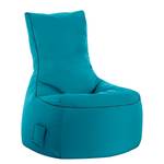 Fauteuil pouf Scuba Swing Turquoise - Matière plastique - 65 x 90 x 95 cm