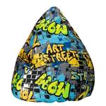 Beanbag Cool Gelb - Kunststoff - 70 x 110 x 70 cm
