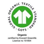 Bio  douchehanddoek Organic Nature Badstof - Licht beige