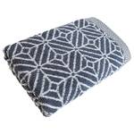 Drap de bain Design Jacquard I Éponge - Anthracite