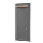 Porte-manteau mural Lindesby Gris