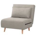 Fauteuil convertible ELANDS Aspect cuir vieilli - Microfibre Ehmi: Gris clair