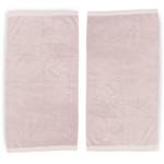 Duschtuch Brava 2er-Set Frottee - Rosa